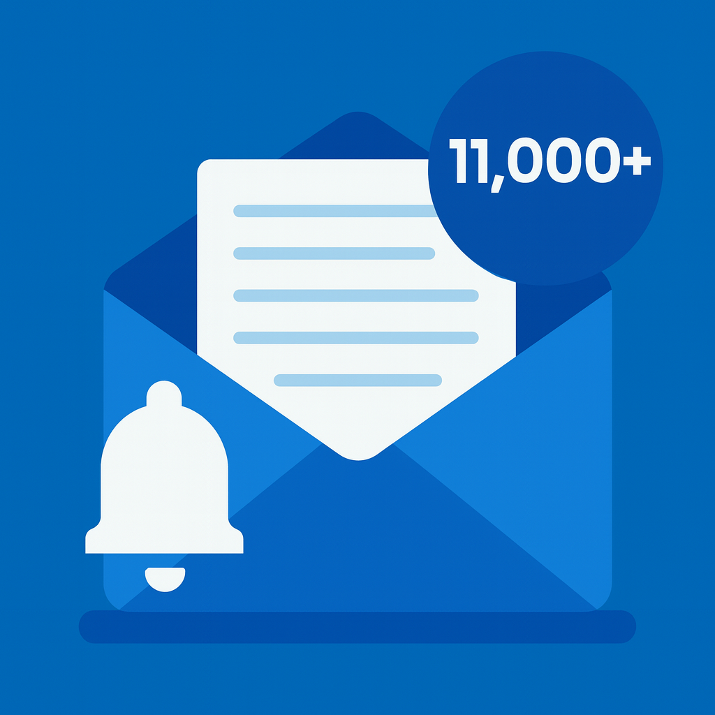 Kamelos Apps weekly tech newsletter with 11,000+ smart readers